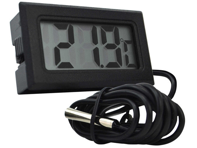 Cyfrowy termometr sonda wyświetlacz LCD 1m sonda